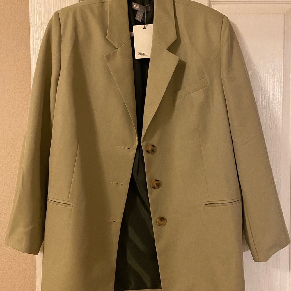 Oversized Blazer in Camel